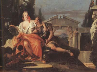 Giovanni Battista Tiepolo Rinaldo and Armida (mk08) France oil painting art